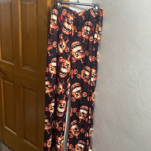 Five nights at Freddy set=Slippers sz11.5+?pant 2XL+Stuffed Keychain main image 9